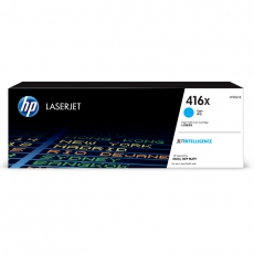 HP 416X 高印量青色原装硒鼓(适用HP Color LaserJet Pro M454/ MFP M479系列)W2041X
