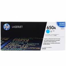 HP 650A 青色原装 LaserJet 硒鼓CE271A