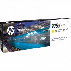 HP 975X 高印量黄色原装 PageWide 墨盒L0S06AA