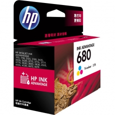 HP 680 号 Ink Advantage 三色原装墨盒F6V26AA