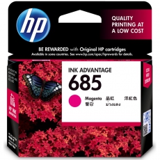惠普 685 号品红色原装高级墨盒CZ123AA