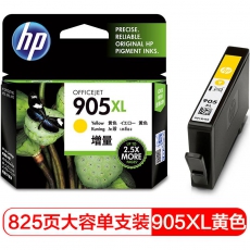 HP 905XL 高印量黄色原装墨盒T6M13AA