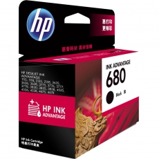 HP 680 号 Ink Advantage 黑色原装墨盒F6V27AA