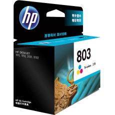 HP 803 号彩色原装墨盒F6V20AA