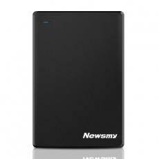 纽曼（Newsmy）1TB 移动硬盘 明月时尚版系列 USB3.1 2.5英寸 曜岩黑 118M/S