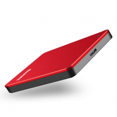 纽曼（Newsmy）500GB 移动硬盘 清风金属系列 USB3.0 2.5英寸 东方红 112M/S