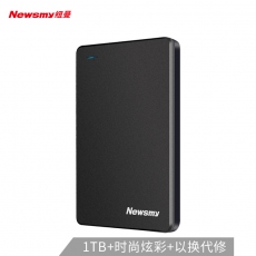 纽曼（Newsmy）500GB 移动硬盘 明月时尚版系列 USB3.1 2.5英寸 曜岩黑 118M/S