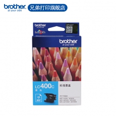 兄弟（brother）LC400C 青色墨盒（适用MFC-J430W、J825DW、J625DW、6710DW、6910DW）