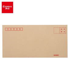 齐心 (Comix) ECDL60 5号牛皮纸信封 220*110mm 60个/包