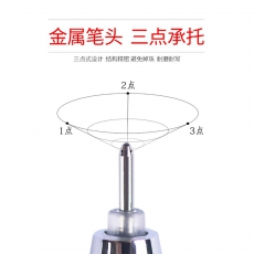 金万年(Genvana) G-1334-003 全针管细头财会记账笔中性笔 0.4mm 红色 12支/盒