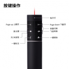 得力 2807 激光翻页笔 红光 
