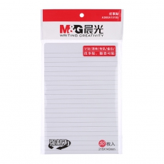 晨光 (M&G) YS-108 便签纸 横线 143*215mm 白色 50页/包