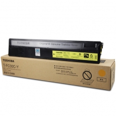 东芝（TOSHIBA） T-FC30C原装墨粉盒碳粉适用2051c/2551c//2050c T-FC30C-Y-S黄色低容墨粉盒 70克 原装墨粉